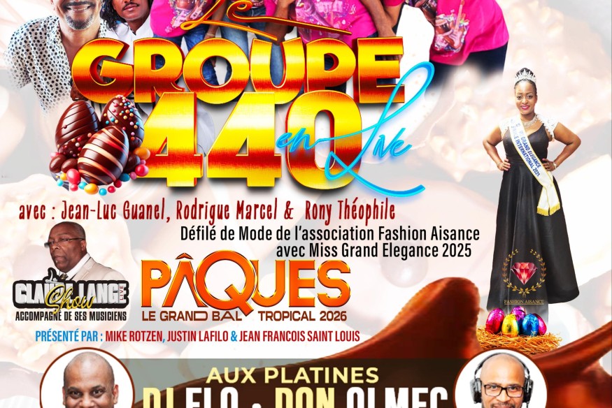 GRAND BAL TROPICAL PÂQUES 2026 À L'ESPACE CHEVREUL DE NANTERRE